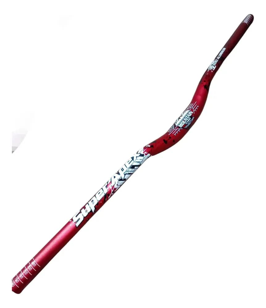 Manubrio MTB Rojo 78cm Super Apex 6061