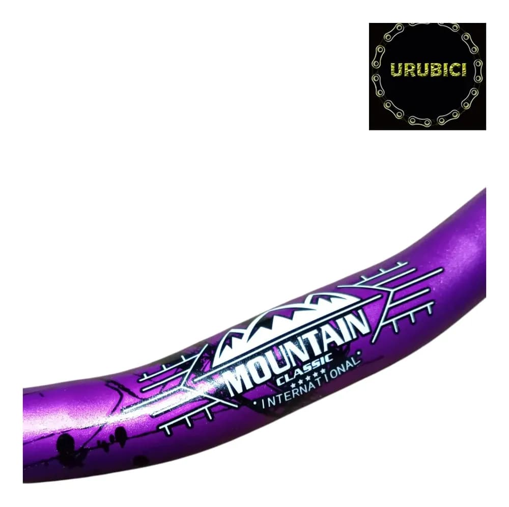 Manubrio Mtb Violeta + Potencia 45mm + Pedales Pvc - Urubici
